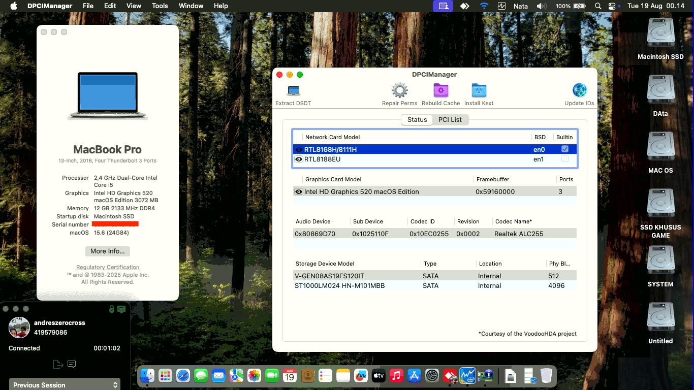 Acer Aspire E5 475G 525V [SkyLake   Intel HD 520 + I2C]   OpenCore 1